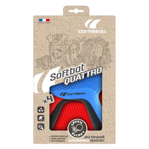 Zestaw rakietek ekologicznych do tenisa stołowego Softbat Cornilleau Quattro 454754