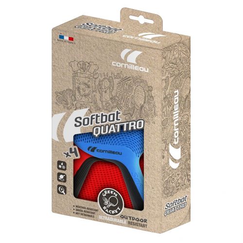 Zestaw rakietek ekologicznych do tenisa stołowego Softbat Cornilleau Quattro 454754