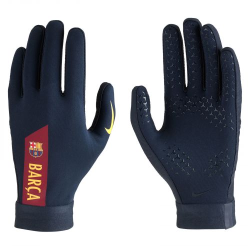 Rękawice piłkarskie męskie Nike HyperWarm FC Barcelona Academy GS0379