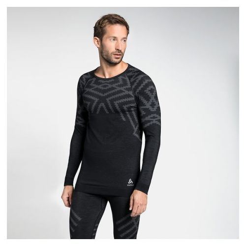 Bielizna termoaktywna koszulka męska Odlo Natural Warm Shirt 110712