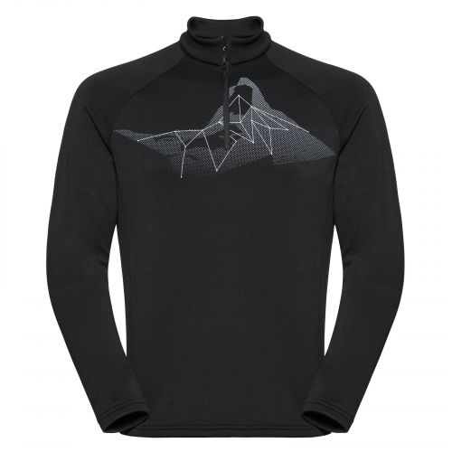 Bluza narciarska męska Odlo Glade 1/2 Zip Midlayer 527112