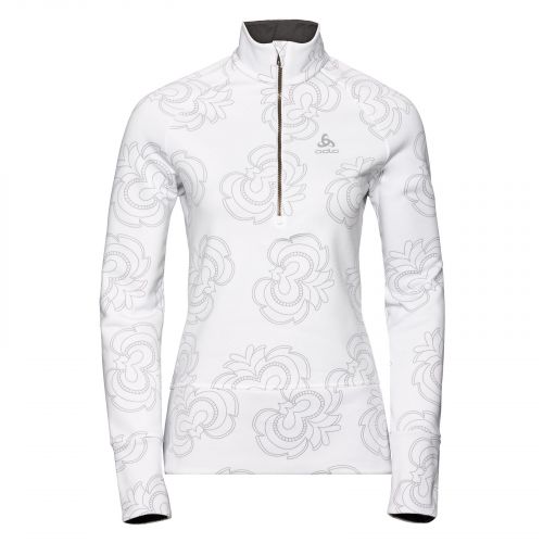 Bluza narciarska damska Odlo Birdy Ceramiwarm 1/2 Zip Midlayer 542081