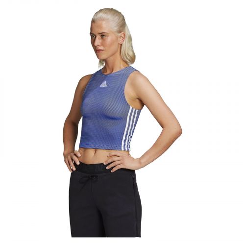 Koszulka damska adidas Zippable Ribbed Tank Top FS6144