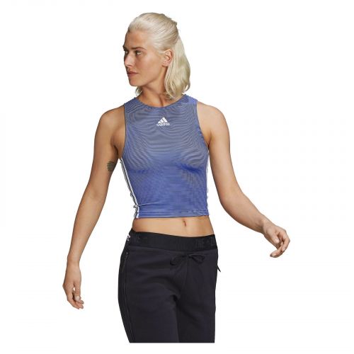 Koszulka damska adidas Zippable Ribbed Tank Top FS6144