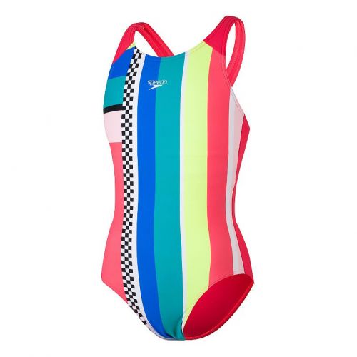 Stój kąpielowy jednoczęściowy dla dzieci Speedo Placement Pulse Black 812676