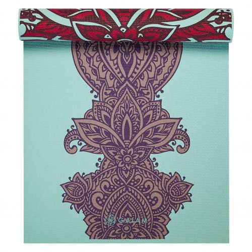 Mata do jogi dwustronna Gaiam Zara Rouge 6 mm 63368