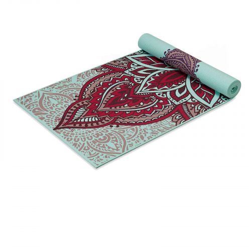 Mata do jogi dwustronna Gaiam Zara Rouge 6 mm 63368