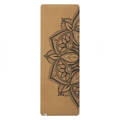 Mata do jogi z korka Gaiam Printed Cork Mandal 5 mm 63495
