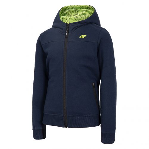 Bluza dla dzieci z kapturem 4F HJL20-JBLM004B