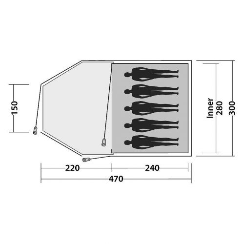 Namiot kempingowy Easy Camp Eclipse 500