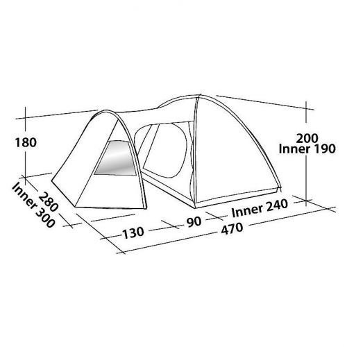 Namiot kempingowy Easy Camp Eclipse 500