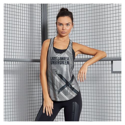 Koszulka damska do treningu Labellamafia Unbroken Grey Tank Top FBL17197