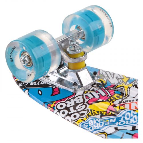 Deskorolka Mechanics Fish PW-506 LED