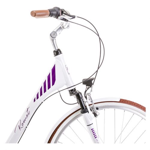 Rower miejski damski Romet 20 Art Deco 7 / biały Cena, Opinie