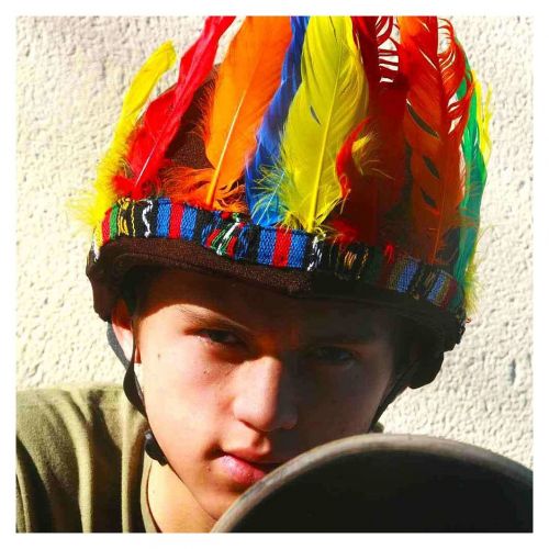 Nakładka na kask Coolcasc Indian