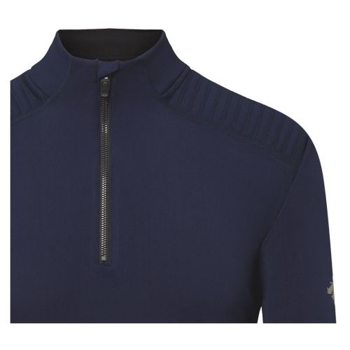 Pólgolf męski Descente Piccard DWMQGB23