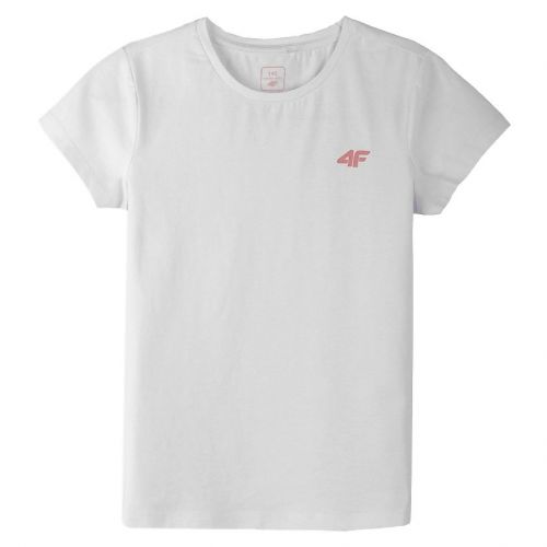 Komplet sportowy dla dziewcząt koszulka, spodenki i worek na buty 4F HJZ21-JSETRD001