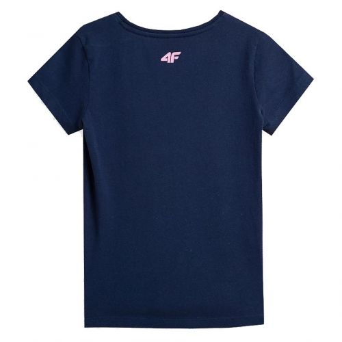 Koszulka bawełniana dla dziewcząt 4F Girl HJZ21-JTSD002B 