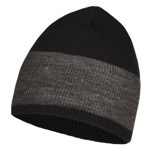 Czapka sportowa Buff Crossknit Solid Black 126483.999