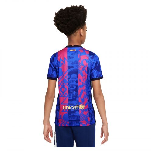 Koszulka piłkarska dla dzieci Nike FC Barcelona Stadium 2021/22 v3 DB6241