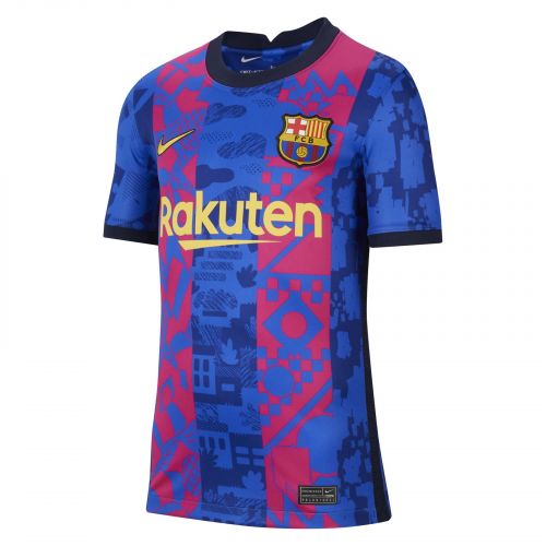 Koszulka piłkarska dla dzieci Nike FC Barcelona Stadium 2021/22 v3 DB6241