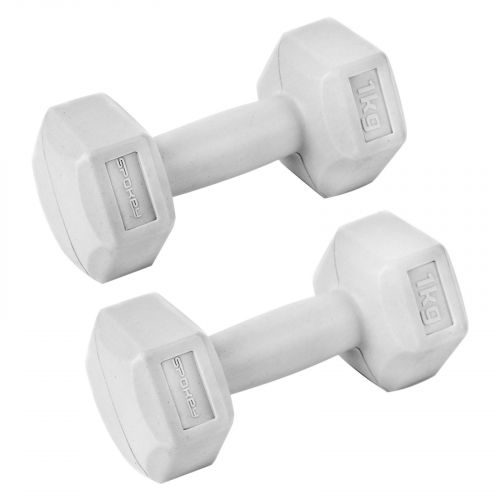 Hantle sześciokątne Spokey Monster II 2x1kg zestaw 920896
