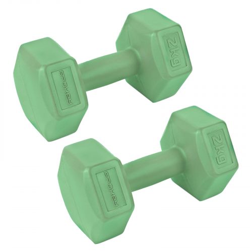 Hantle sześciokątne Spokey Monster II 2x2kg zestaw 920897