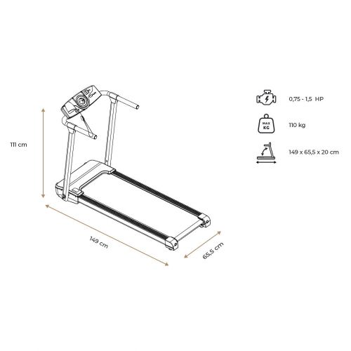 Bieżnia elektryczna Spokey Luna 928648