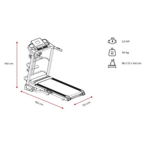 Bieżnia elektryczna Spokey Trance Plus 928649