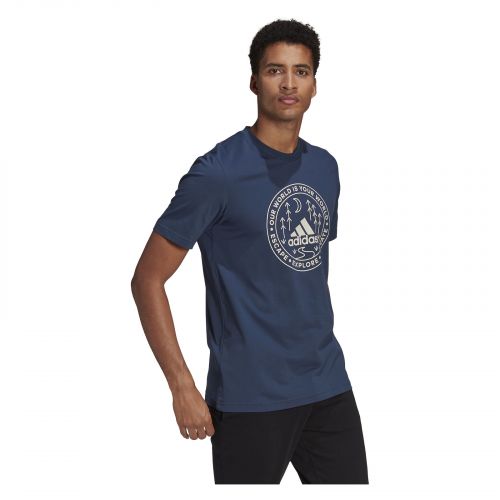 Koszulka męska adidas Explore Nature Graphic Tee GL2839