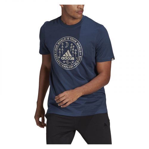 Koszulka męska adidas Explore Nature Graphic Tee GL2839