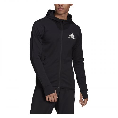 Bluza treningowa męska adidas Motion Full Zip Aeroready Hoodie GM2080