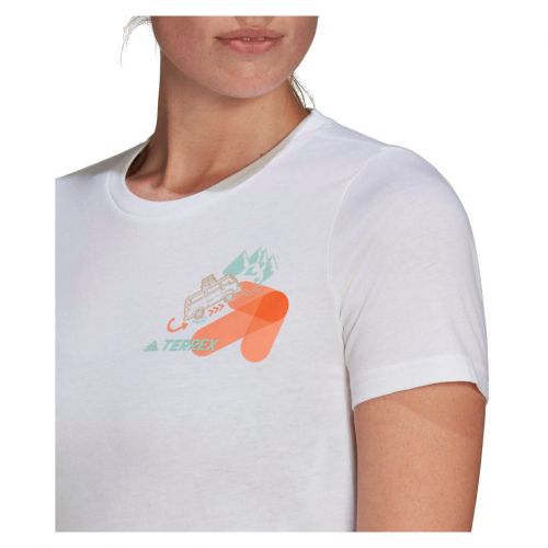 Koszulka damska adidas Travel Graphic Tee GR9986