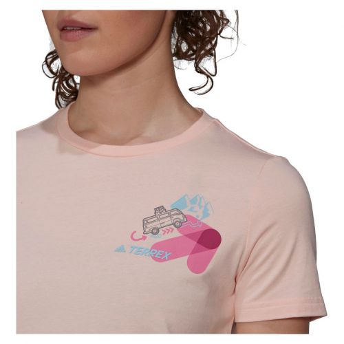 Koszulka damska adidas Travel Graphic Tee GR9987
