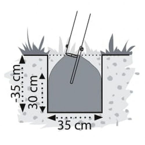 Huśtawka ogrodowa dla dzieci 1-osobowa Saska Garden 