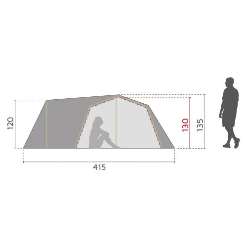 Namiot turystyczny 4-osobowy McKinley Vega 40.4 SleepWell 289470