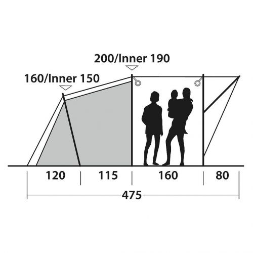Namiot kempingowy Outwell Oakwood 5 111209