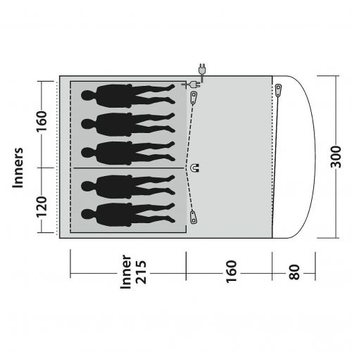 Namiot kempingowy Outwell Oakwood 5 111209