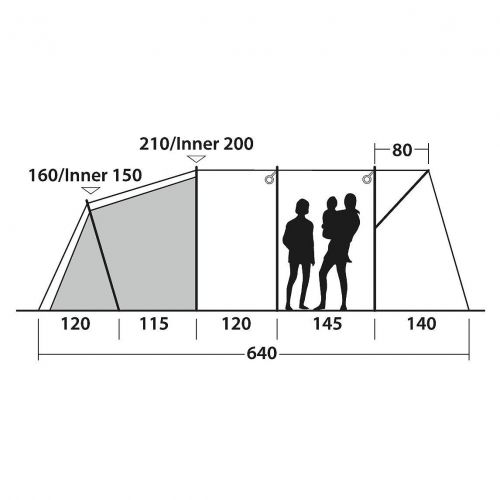 Namiot kempingowy Outwell Greenwood 5 111212