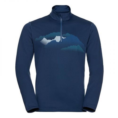 Bluza narciarska męska Odlo Midlayer 1/2 zip Trafoi 542102