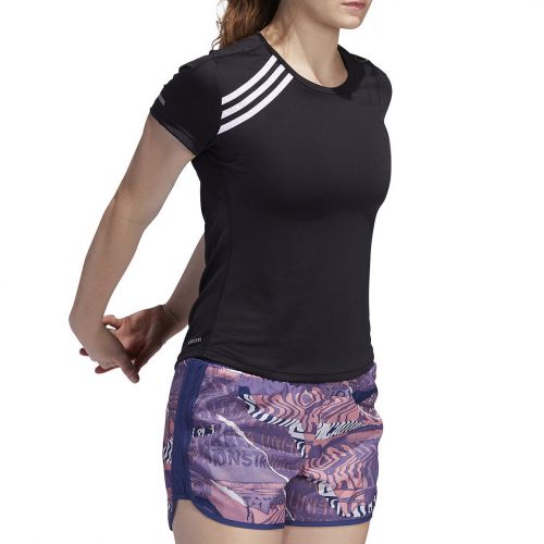 Koszulka damska do biegania adidas 3-Stripes Run Tee FK1602