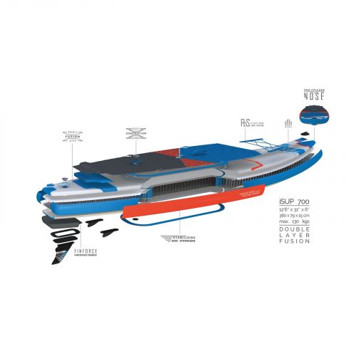 Deska do pływania Firefly iSUP 700 III 418396