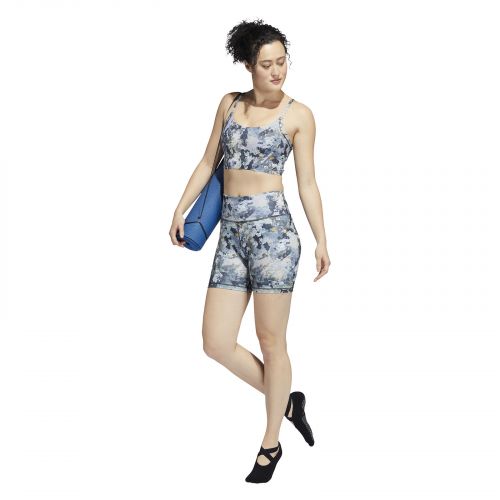 Spodenki treningowe damskie adidas Yoga Studio Print Shorts H59157