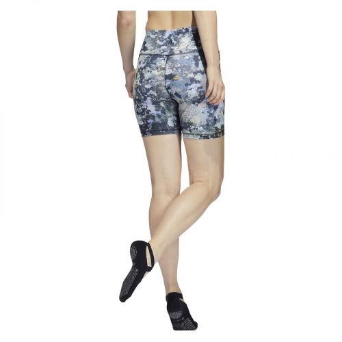 Spodenki treningowe damskie adidas Yoga Studio Print Shorts H59157