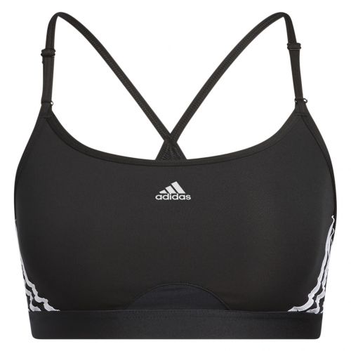 Biustonosz sportowy adidas Aeroreact Training Light-Support 3-Stripes Bra HC7862