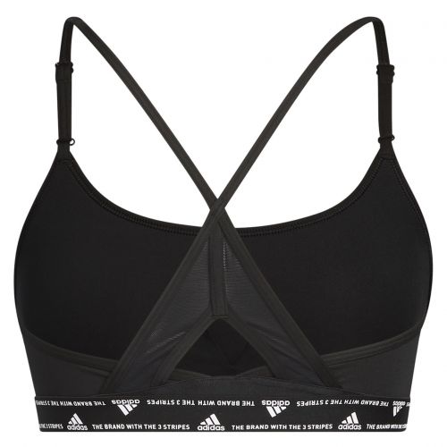 Biustonosz sportowy adidas Aeroreact Training Light-Support 3-Stripes Bra HC7862
