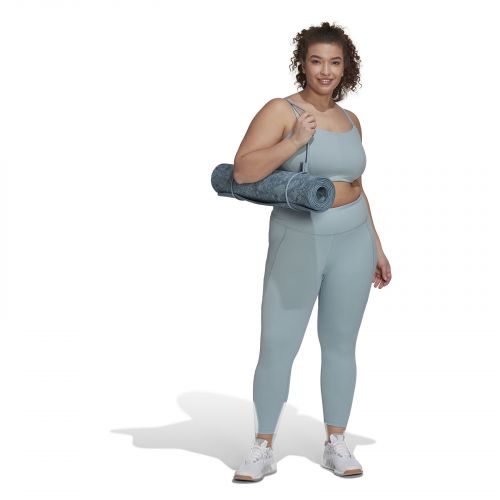 Legginsy treningowe damskie adidas Yoga Studio 7/8 plus size HE3109