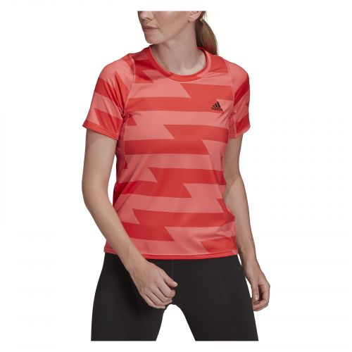 Koszulka do biegania damska adidas Fast AOP HH9209
