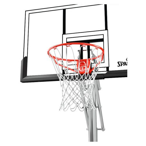Stojak do gry w koszykówkę przenośny Spalding NBA Silver TF Portable 6A1761CN