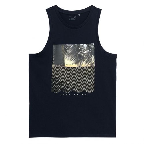 Koszulka męska bezrękawnik 4F H4L22-TSM04